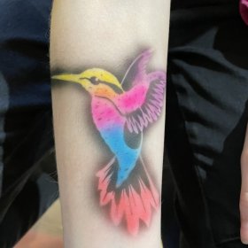 Tatuaże natryskowe Airbrush
