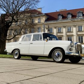 Retro Mercedes do ślubu