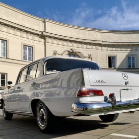 Retro Mercedes do ślubu