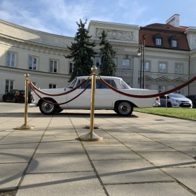 Retro Mercedes do ślubu