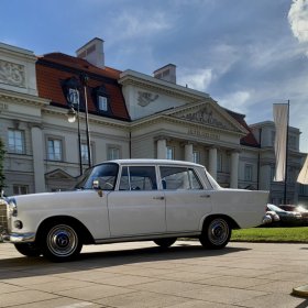 Retro Mercedes do ślubu